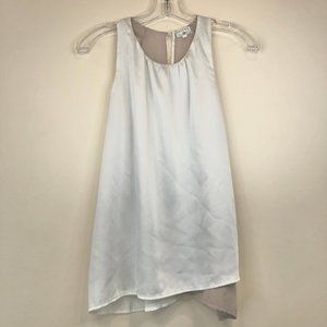 BARFOTA sz. S white & taupe layered tank